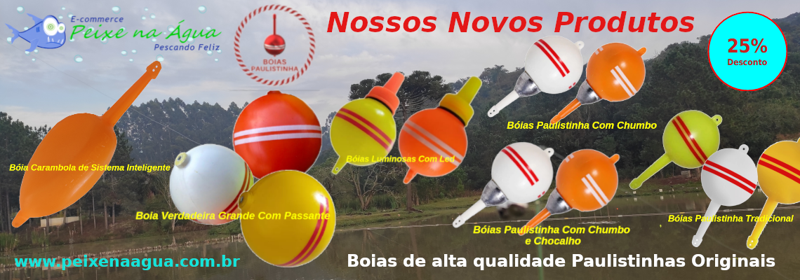 Novos produtos na loja.